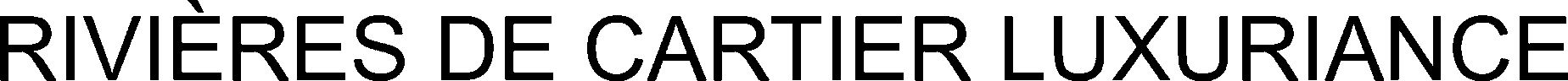 Trademark Logo RIVIÈRES DE CARTIER LUXURIANCE