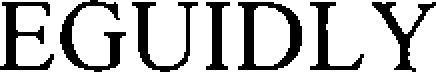 Trademark Logo EGUIDLY