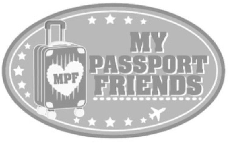 Trademark Logo MPF MY PASSPORT FRIENDS