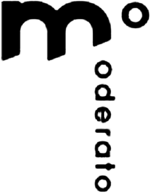 Trademark Logo MODERATO