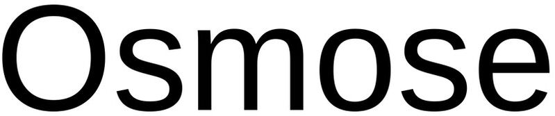 Trademark Logo OSMOSE