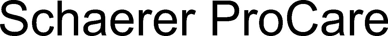 Trademark Logo SCHAERER PROCARE
