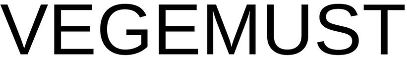 Trademark Logo VEGEMUST