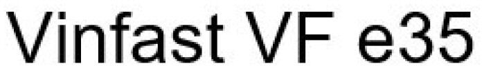 Trademark Logo VINFAST VF E35