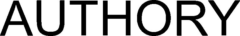 Trademark Logo AUTHORY