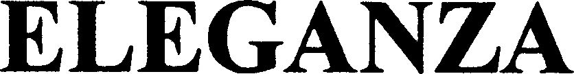 Trademark Logo ELEGANZA
