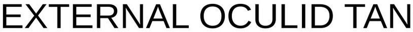 Trademark Logo EXTERNAL OCULID TAN