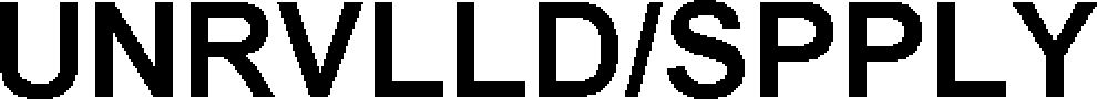 Trademark Logo UNRVLLD/SPPLY