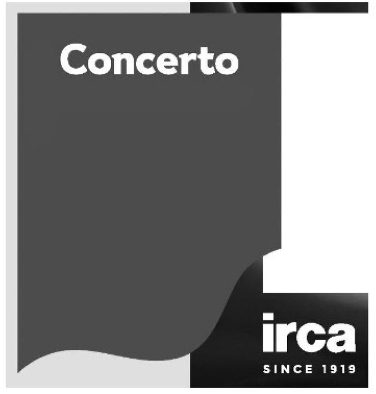 Trademark Logo CONCERTO IRCA SINCE 1919