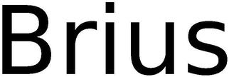 Trademark Logo BRIUS