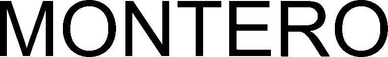 Trademark Logo MONTERO