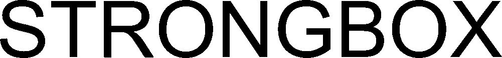 Trademark Logo STRONGBOX