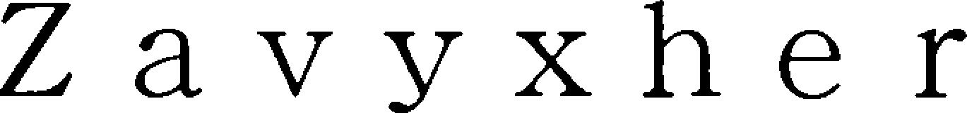 Trademark Logo ZAVYXHER