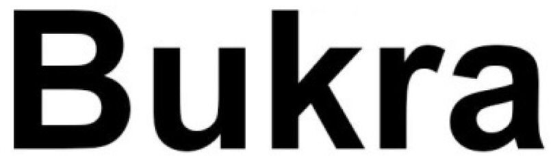 Trademark Logo BUKRA