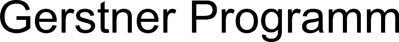 Trademark Logo GERSTNER PROGRAMM