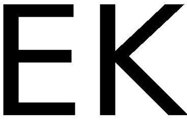 Trademark Logo EK