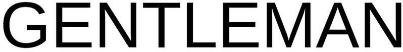 Trademark Logo GENTLEMAN