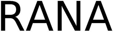 Trademark Logo RANA