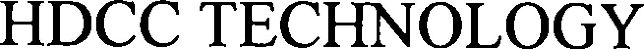 Trademark Logo HDCC TECHNOLOGY