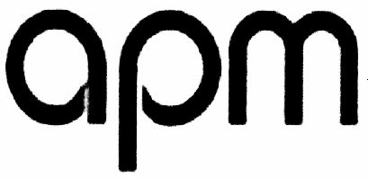 Trademark Logo APM