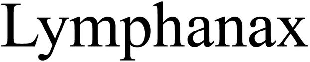 Trademark Logo LYMPHANAX