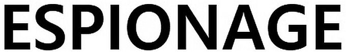 Trademark Logo ESPIONAGE