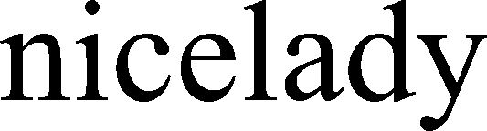 Trademark Logo NICELADY