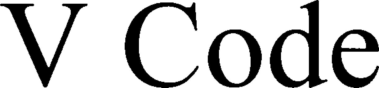 Trademark Logo V CODE