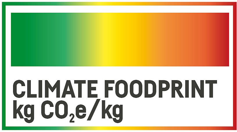 Trademark Logo CLIMATE FOODPRINT KG CO2E/KG