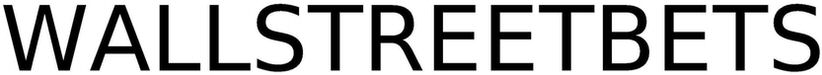 Trademark Logo WALLSTREETBETS