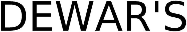 Trademark Logo DEWAR'S