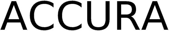 Trademark Logo ACCURA