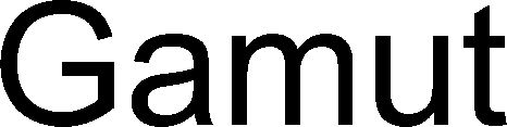 Trademark Logo GAMUT