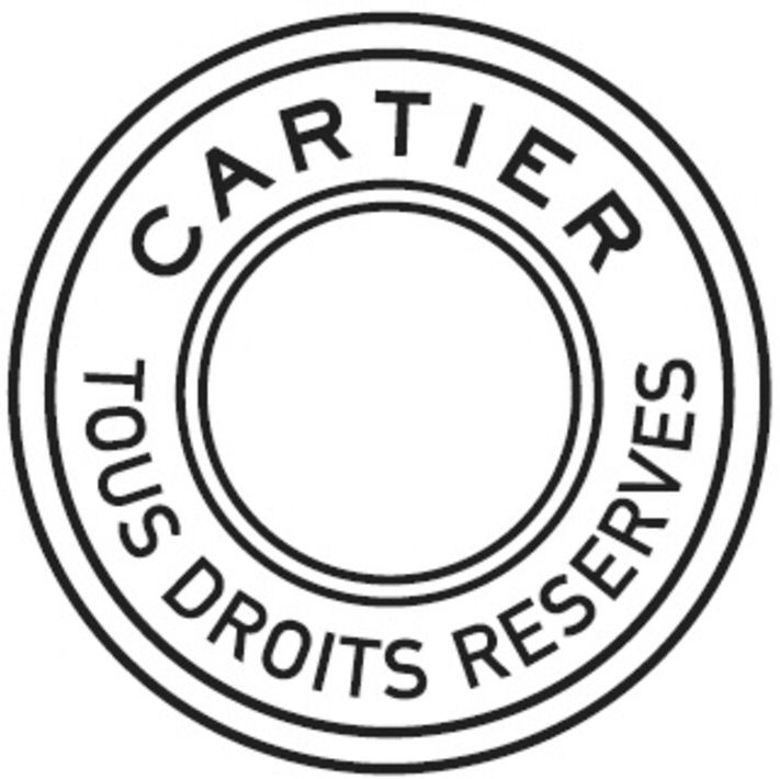 Trademark Logo CARTIER TOUS DROITS RESERVES