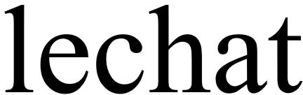 Trademark Logo LECHAT
