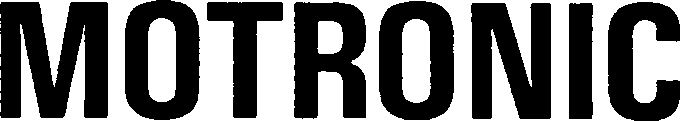 Trademark Logo MOTRONIC