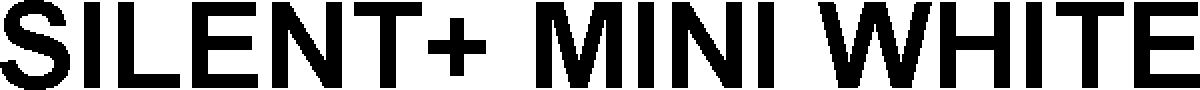 Trademark Logo SILENT+ MINI WHITE