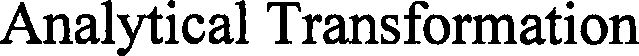 Trademark Logo ANALYTICAL TRANSFORMATION