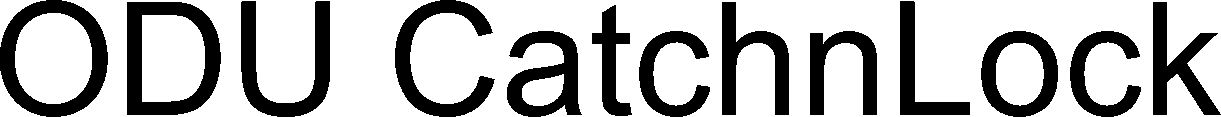 Trademark Logo ODU CATCHNLOCK