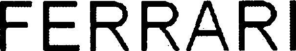 Trademark Logo FERRARI