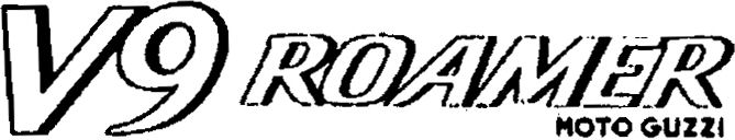 Trademark Logo V9 ROAMER MOTO GUZZI