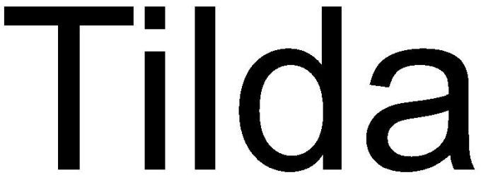Trademark Logo TILDA