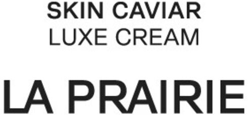 Trademark Logo SKIN CAVIAR LUXE CREAM LA PRAIRIE