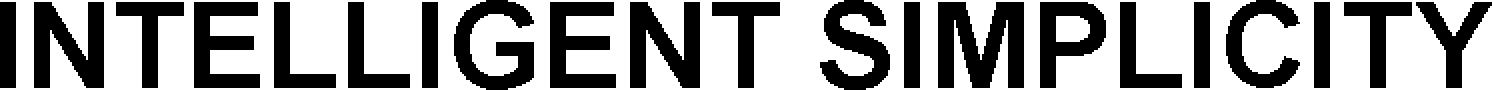 Trademark Logo INTELLIGENT SIMPLICITY