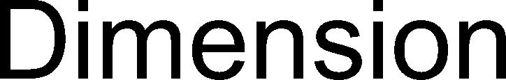 Trademark Logo DIMENSION