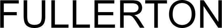 Trademark Logo FULLERTON