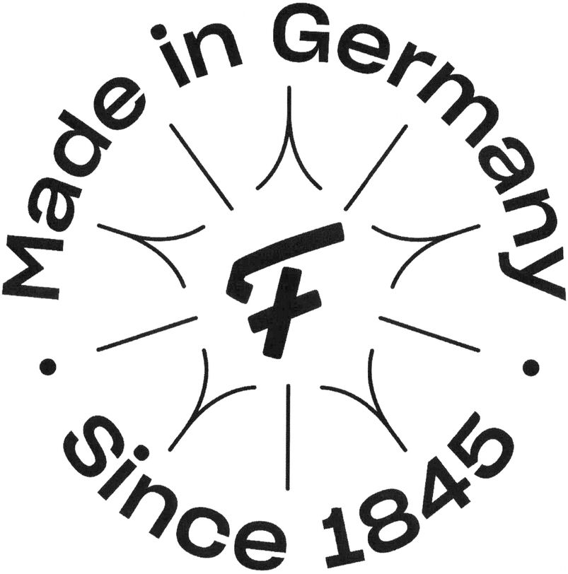  F MADE IN GERMANY SINCE 1845