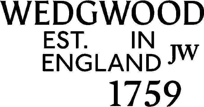  WEDGWOOD EST. IN ENGLAND JW 1759