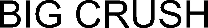 Trademark Logo BIG CRUSH