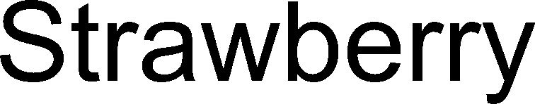 Trademark Logo STRAWBERRY
